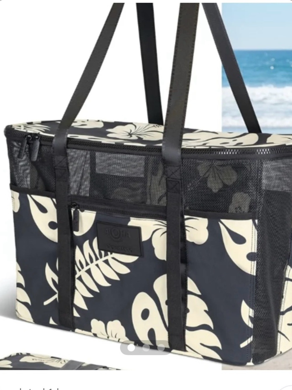 ALOHA CleverMade COLLAPSIBLE BEACH TOTE new with tag